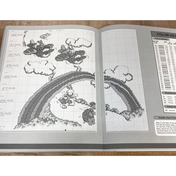 Tortoise & The Hare Growth Chart Cross Stitch Pattern - Picture 3 of 3